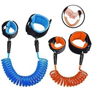 Kids Safety Wrist Leash - Blue and Orange